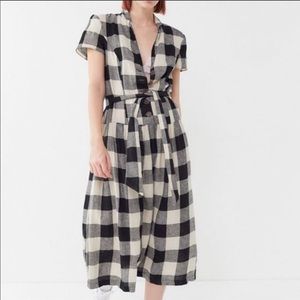 Urban outfitters midi plaid dress